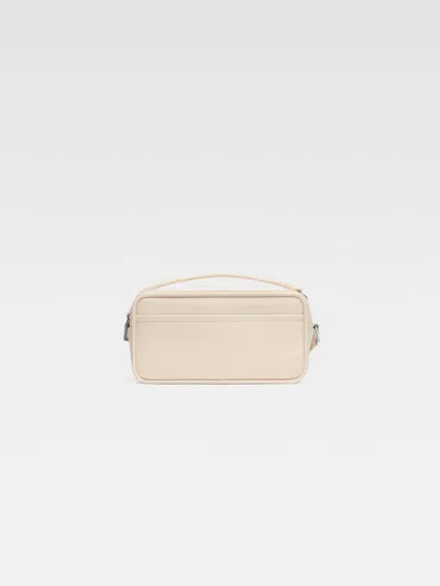 Jacquemus Zipper Shoulder Bag In Neutral