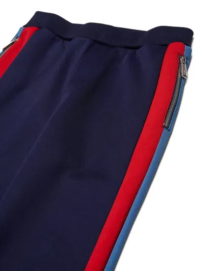 Dsquared2 Stripe-detail Track Pants In Blue