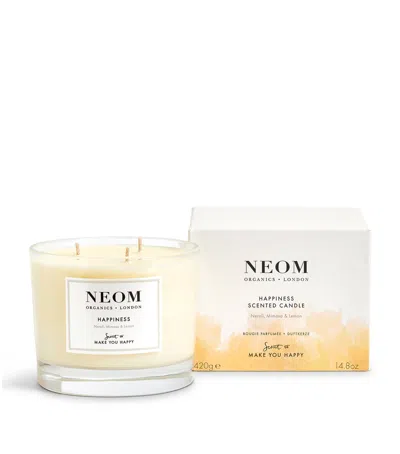Neom Happiness Candle In Brown