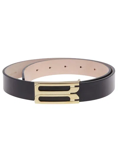 Victoria Beckham Excess Micro Frame Belt In Black