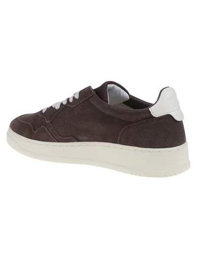 Autry "medalist" Low Sneaker In Brown
