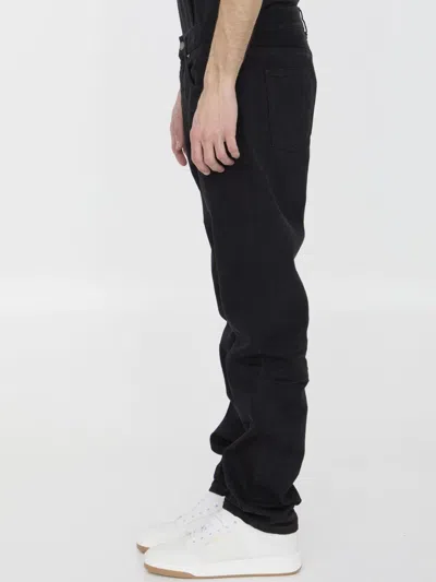 Saint Laurent Denim Jeans In Black