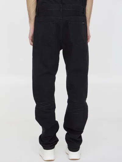Saint Laurent Denim Jeans In Black