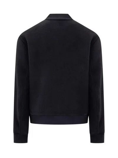 Etro Wool Bomber Jacket In Blue