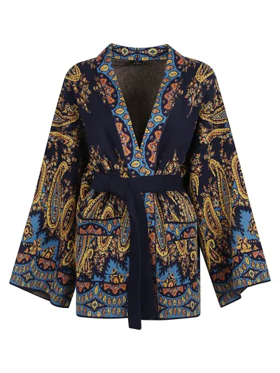 Etro Multicoloured Cardigan In Multi