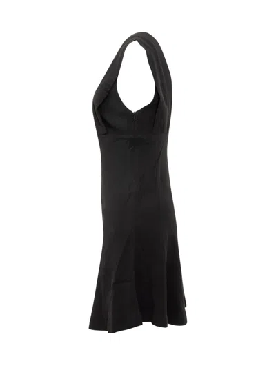 Iro Fanelie Square-neck Mini Dress In Black