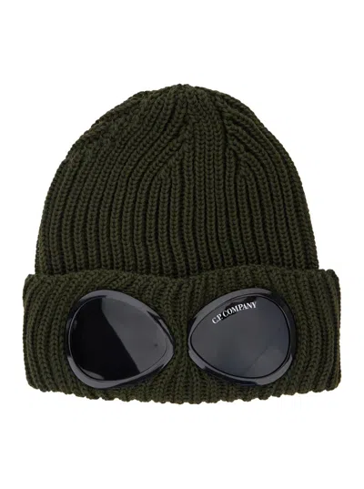C.p. Company Knit Cap In Extrafine Merino Wool