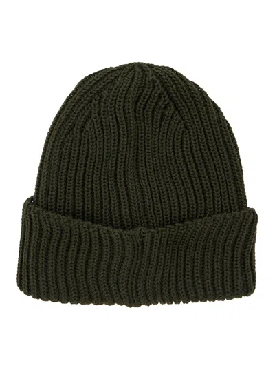 C.p. Company Knit Cap In Extrafine Merino Wool