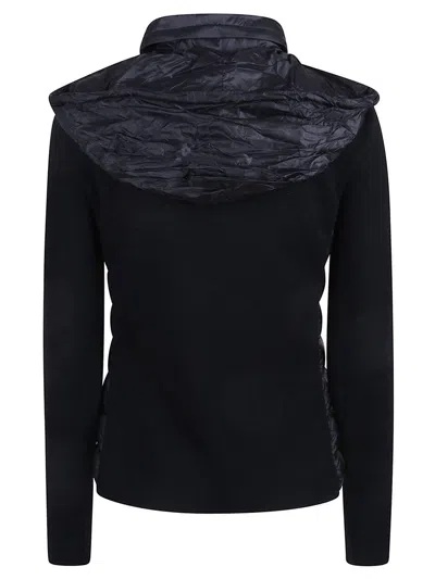 Moncler Padded Jacket With Knitted Sleeves