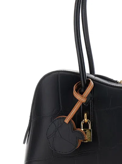 Stella Mccartney Women Black Synthetic Leather Ryder Shoulder Bag In Black