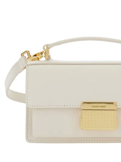 Golden Goose White Venezia Crossbody Bag In White