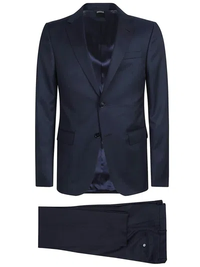 Zegna Suit In Blue