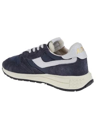 Autry Reelwind Super Vintage Sneakers With Suede Accents In Multi