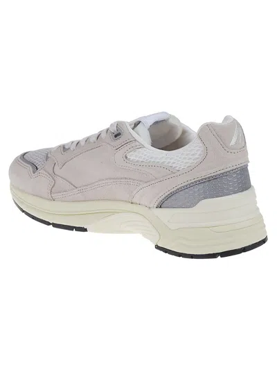 Autry Round Toe Mesh Panels Contrast Sole Sneakers