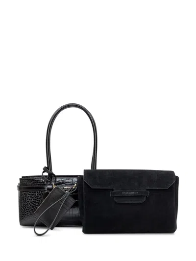 Dsquared2 Shoulder Bag In Black