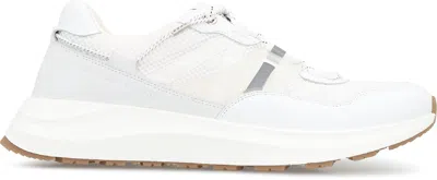 Canada Goose Cascade Leather Mesh Panel Sneakers In White