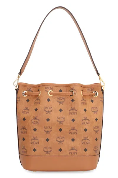 Mcm Dessau Bucket Bag In Brown