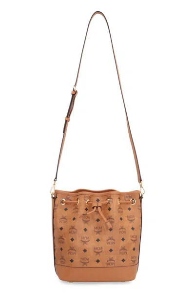 Mcm Dessau Bucket Bag In Brown