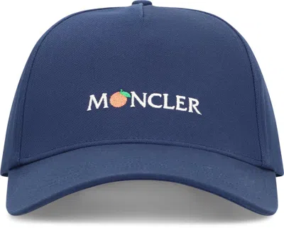 Moncler Genius Moncler X Gilga Farm Designed By Donald Glover Cotton Baseball Hat In Blue