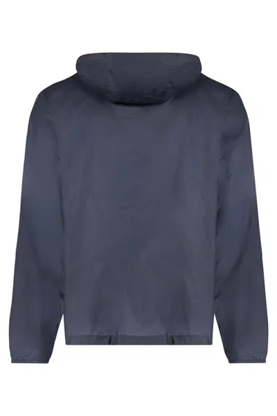 Moncler Genius Blue Hamlin Hooded Windbreaker