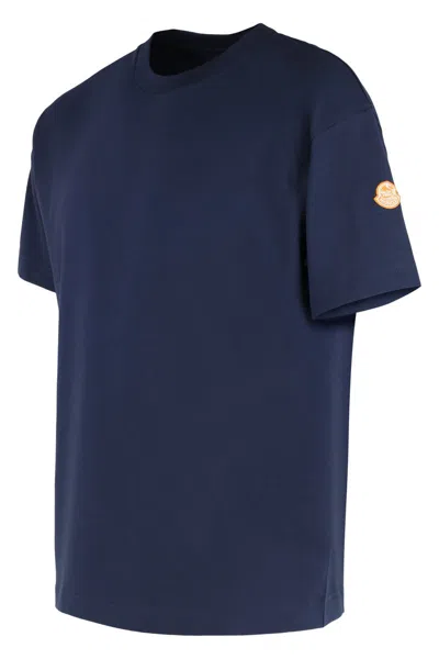 Moncler Genius X Gilga Farm By Donald Glover Graphic-print Cotton T-shirt Navy In Blue