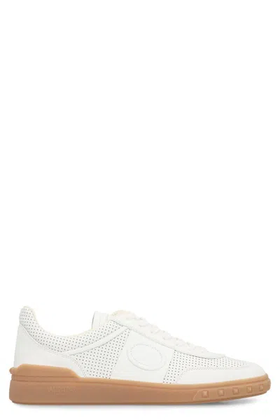 Valentino Garavani White Nappa Leather Upvillage Sneakers