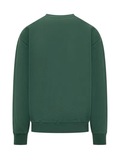 Jw Anderson Crew Neck Long Sleeves Sweatshirt In Green
