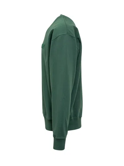Jw Anderson Crew Neck Long Sleeves Sweatshirt In Green