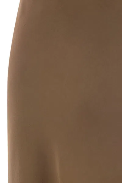 Max Mara Studio Rimini - Flowing Skirt In Envers Satin