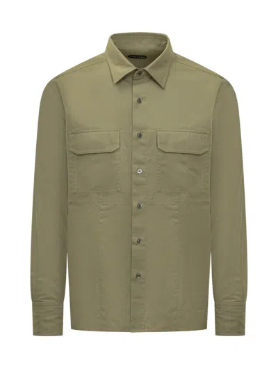 Tom Ford Military Shirts In Green