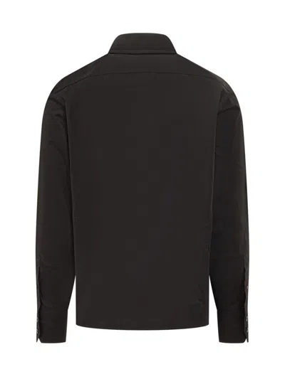 Tom Ford Military-pocket Shirt In Black