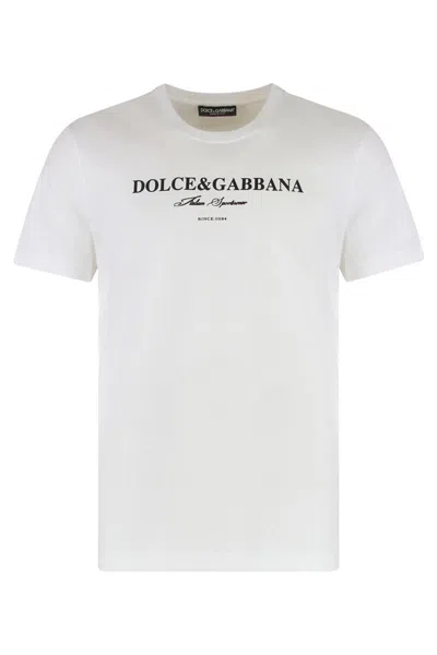 Dolce & Gabbana T-shirt With "wasp" Print In White