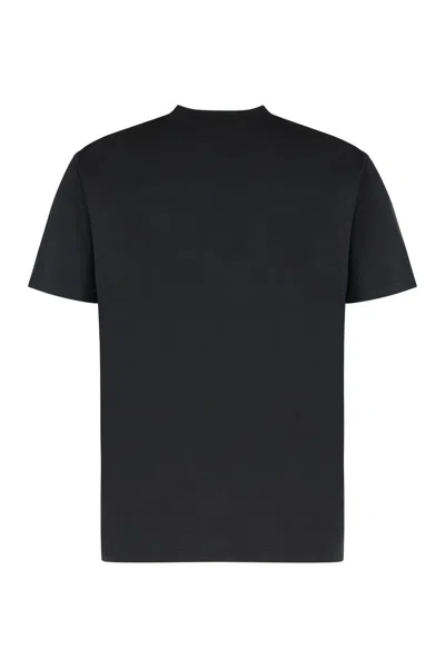 Givenchy Cotton T-shirt With Stamp Print Clothing In Black