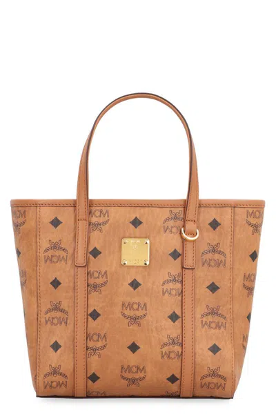 Mcm Aren Mini Visetos Shopper Tote Bag