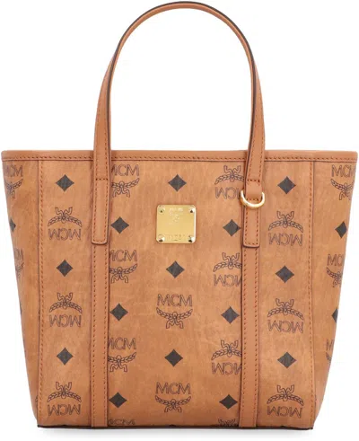 Mcm Aren Mini Visetos Shopper Tote Bag