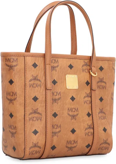 Mcm Aren Mini Visetos Shopper Tote Bag