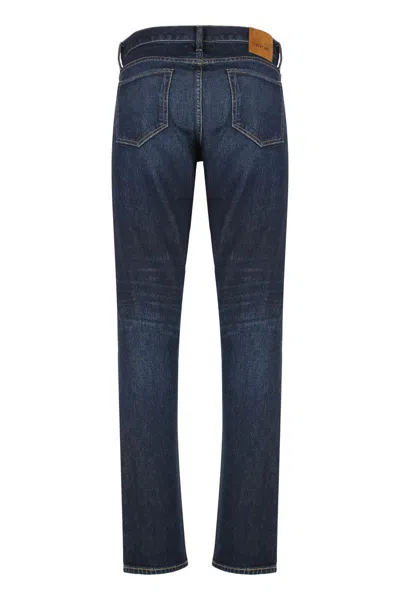 Tom Ford 5-pocket Slim Fit Jeans In Blue