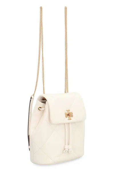 Tory Burch Mini Kira Diamond Quilt Leather Backpack