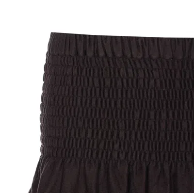 Isabel Marant Étoile Isabel Marant Etoile Charcoal Cotton Pacifica Mini Skirt In Brown