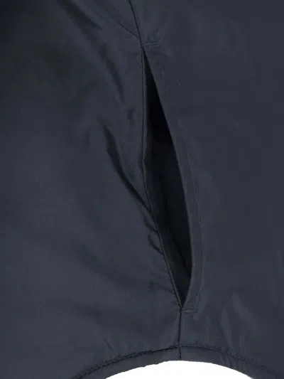 Aspesi Collared Jacket With Button Cuffs And Pockets In Blue