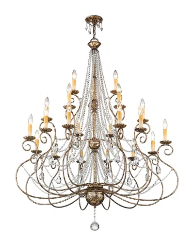 Livex Lighting Livex Isabella 21-light Eb Foyer Chandelier In Metallic