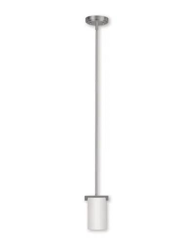 Livex Lighting Livex Astoria 1-light Brushed Nickel Mini Pendant
