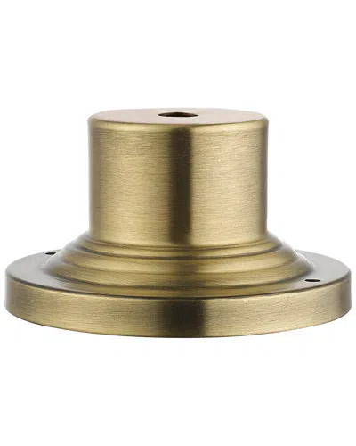 Livex Lighting Antique Brass Outdoor Pier Mount Adapter In Gold