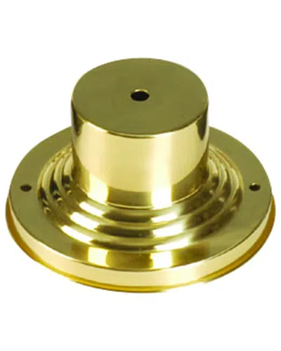 Livex Lighting Polished Brass Outdoor Pier Mount Adapter In Gold