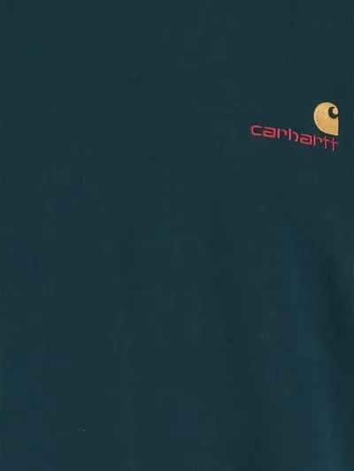 Carhartt Script Short-sleeve T-shirt In Green