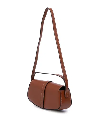 Pre-owned Celine 2022 Smooth Calfskin Tabou Clutch On Strap Satchel