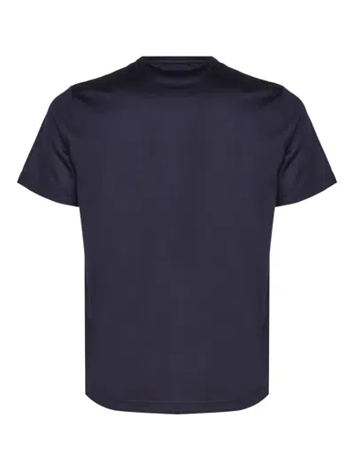 Loro Piana Short-sleeve Wool T-shirt In Blue