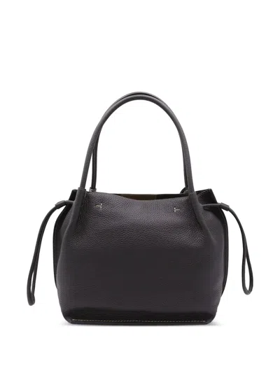 Tod's Drawstring Leather Tote Bag