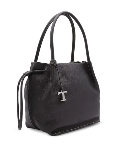 Tod's Drawstring Leather Tote Bag