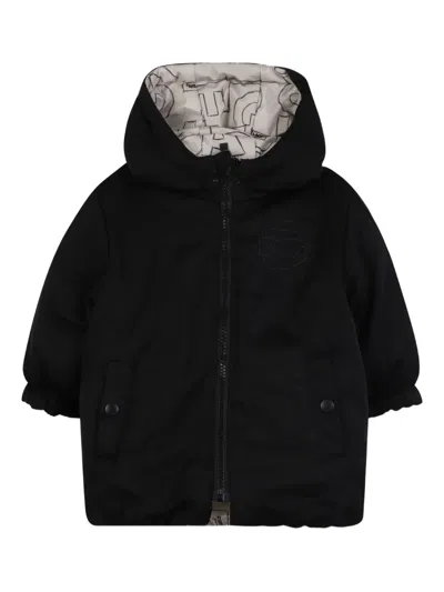 Karl Lagerfeld Logo-print Puffer Jacket In Neutral